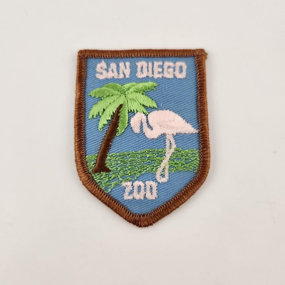 Vintage San Diego Zoo Iron-On Patch